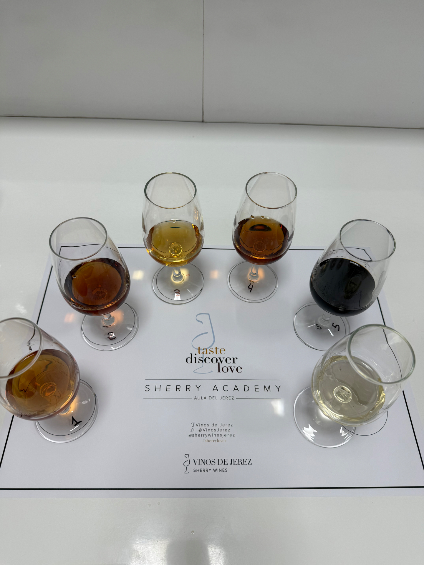 Sherry tasting at the Sherry Academy